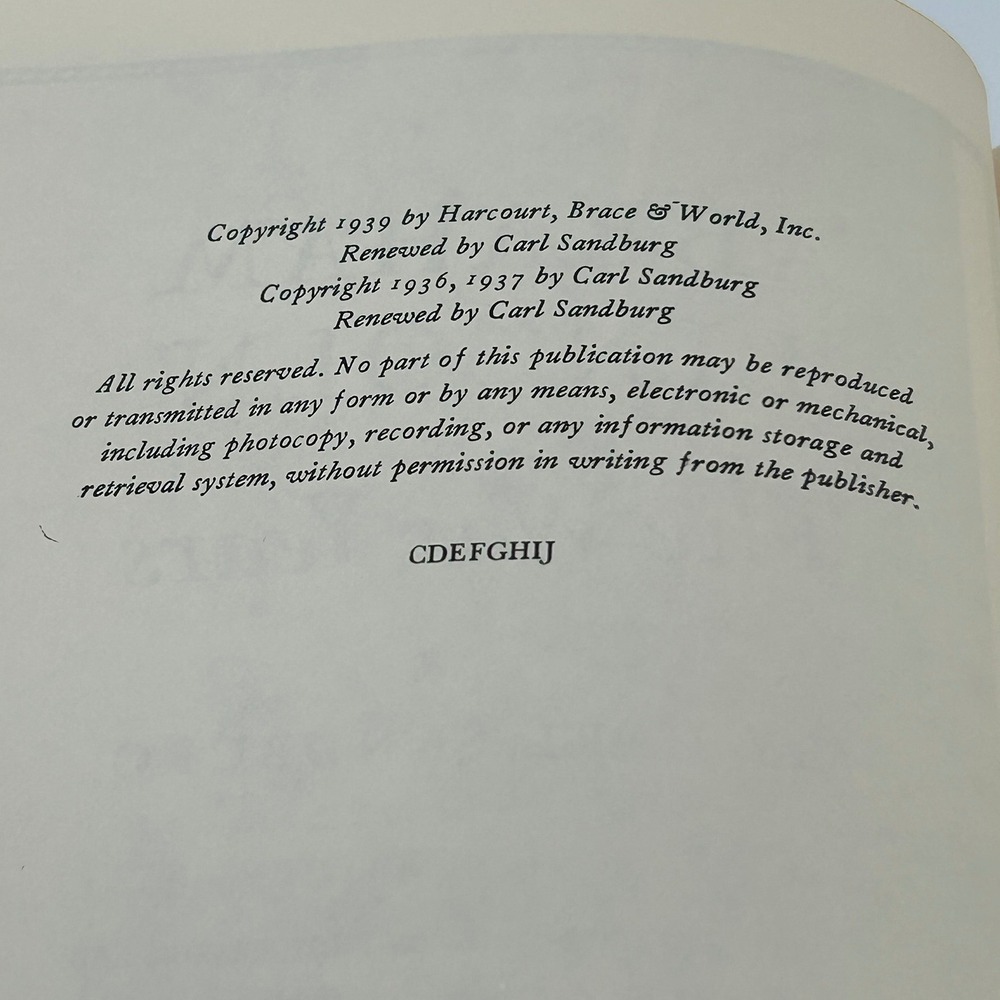 Abraham Lincoln The War Years Carl Sandburg 4 Volume Set Harcourt Brace World - Picture 5 of 11